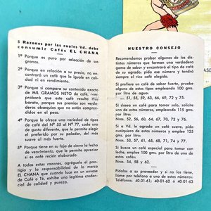 2 Libritos Publicidad "El Chana" Café Pastoreño, Montevideo - imagen 3