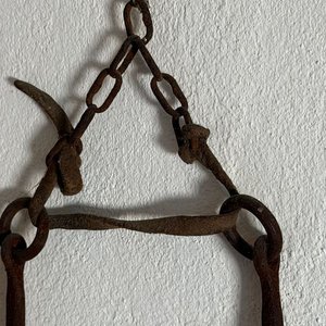 Freno de Caballo Antiguo de Hierro Forjado - imagen 3