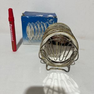 Set de 6 Posavasos Metálicos con Soporte Plateado - imagen 3