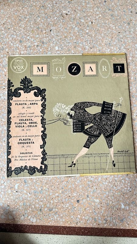 Lote anterior: Vinilo Mozart: Póster y Disco de Mozart