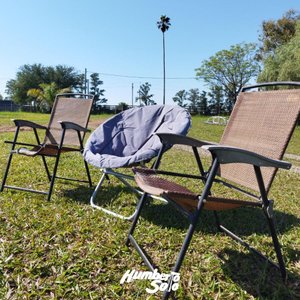 Par de Sillas Plegables Modernas y Un Honguito Tipo Sillón - imagen 3