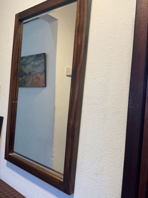 Espejo Biselado en Madera con Marco - imagen 3
