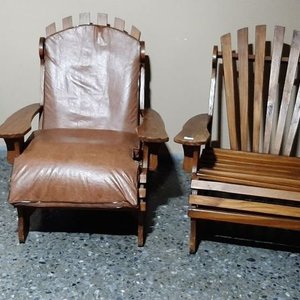 2 Sillones de Madera con Almohadones y Masajeador Eléctrico - imagen 3