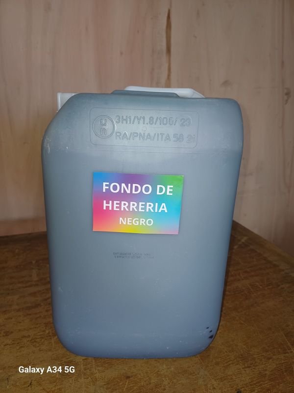 Bidón de Fondo Herrero Antióxido Negro 10 Litros
