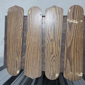 Aspas de Ventilador de Techo de Madera con Rejilla - imagen 2