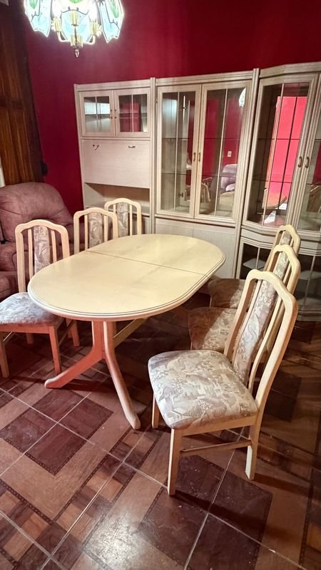 Juego de Comedor Extensible para 6 Personas