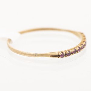 Medio Sin Fin de Oro 18k con Rubíes - imagen 2