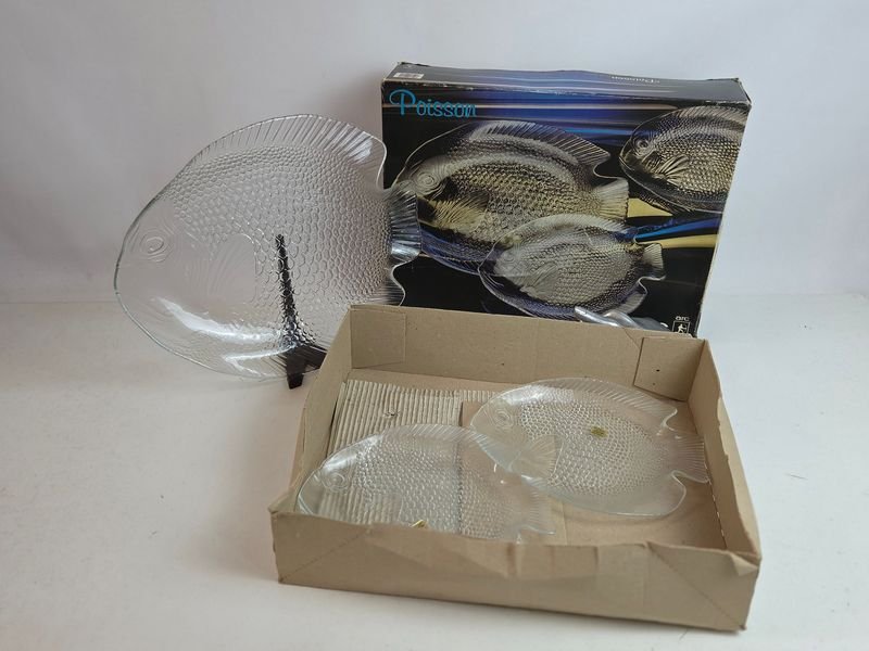 Lote anterior: Bandeja y platos arcoroc para pescado en caja original