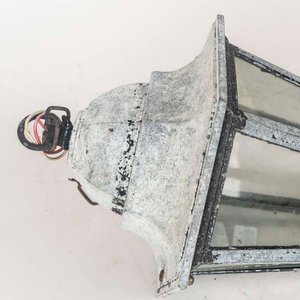 Farol Colgante de Metal y Vidrio con Desgaste - imagen 2