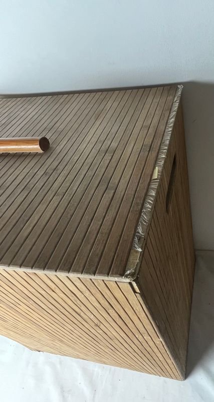 Canasto para Ropa Sucia de Bambú o Madera - imagen 5