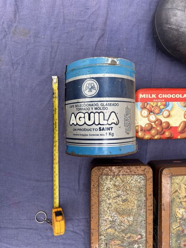 Lote mixto de antiguas latas litografiadas - imagen 8