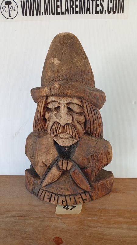 Escultura en madera tallada - Talla de un hombre - imagen 3