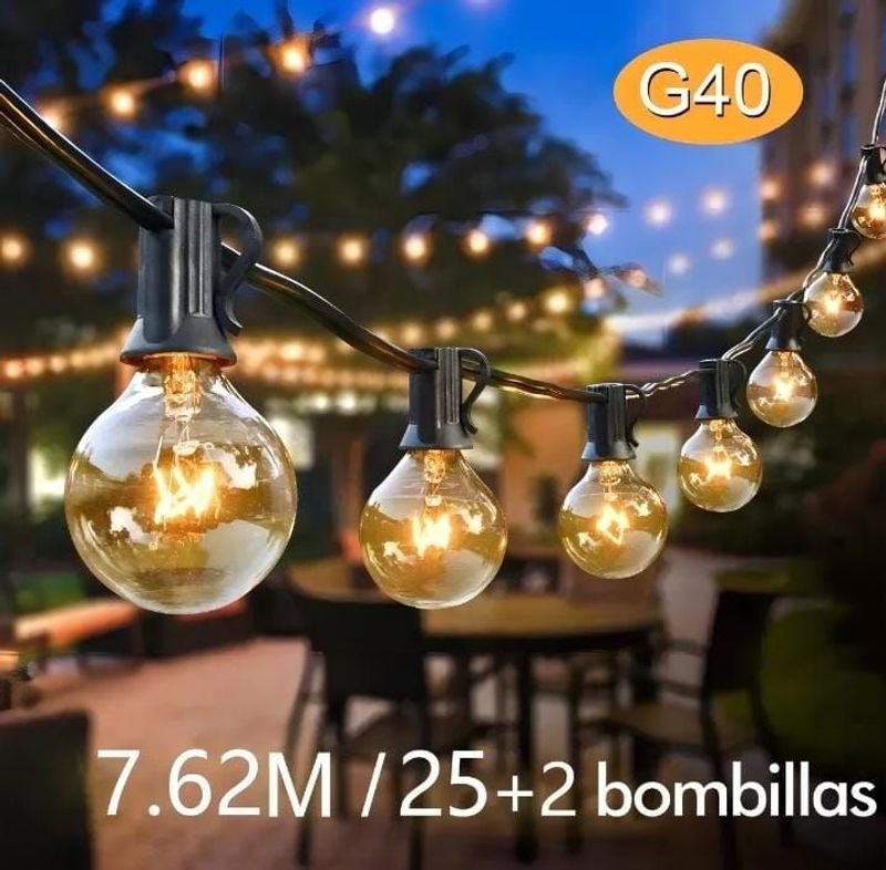 Guirnalda exteriores de luces y repuestos - imagen 8