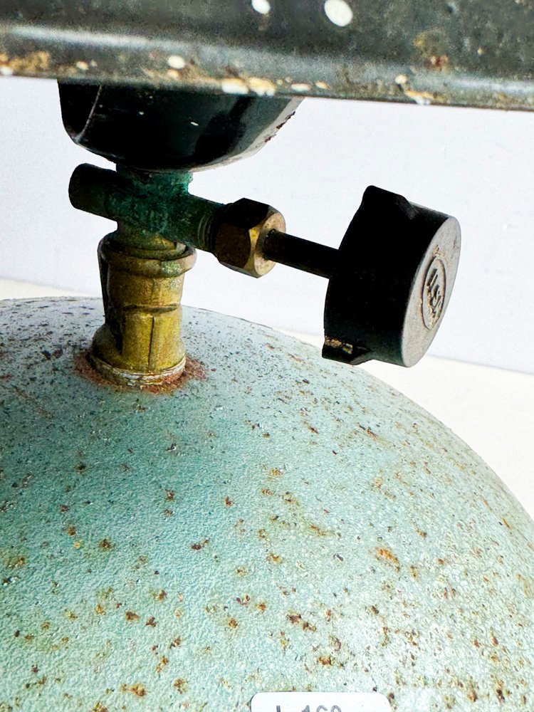 Garrafa de porcelana verde con hornalla esmaltada - imagen 3