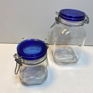 Lote de 5 Frascos de Vidrio Surtidos con Tapa - imagen 3