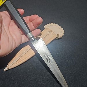 Cuchillo Franz Wenk Solingen Hoja 15 cm Cabo Original - imagen 3