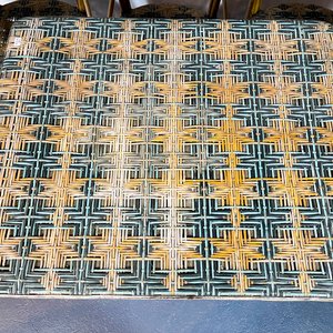 Juego de Comedor Francés: Mesa Rectangular y 5 Sillas de Caña y Ratán - imagen 2