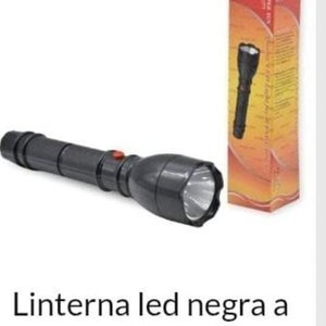 Lote siguiente: Linterna LED Negra a Pilas Super Sun - 20cm