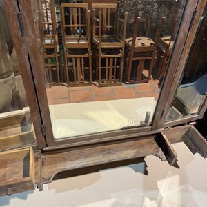 Espejo Biselado con Armazón de Roble para Cómoda o Dressoire - imagen 3