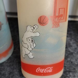 Dos Vasos Plástico Coca-Cola con Osos Polares - imagen 4