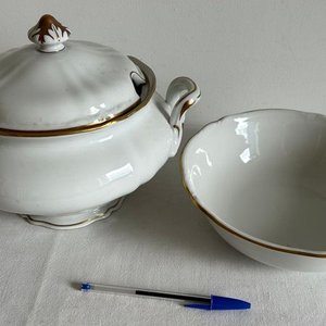 Sopera y Ensaladera de Porcelana Alemana Bavaria Hutschenreuther - imagen 3