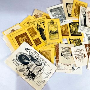 Cincuenta dibujos de artistas de diferentes bibliotecas del mundo (exlibris 9 - imagen 4