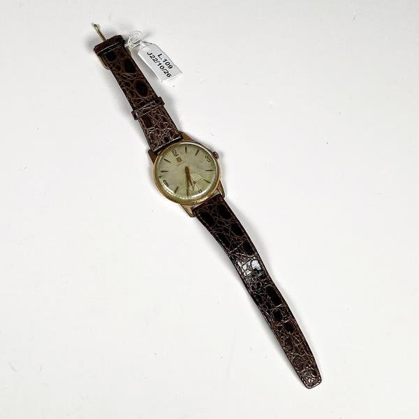 Reloj Omega de Pulsera para Caballero con Malla de Cuero