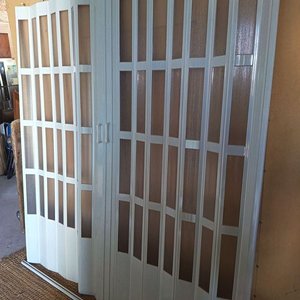 Puerta Plegable Doble Blanca 190x196 cm - imagen 4