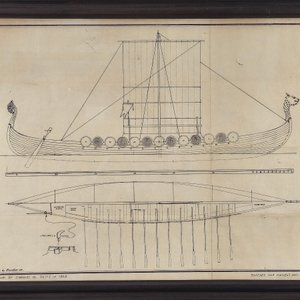 Plano de Barco Vikingo "Blue Jacket Ship Crafters" N°20 Enmarcado - imagen 6