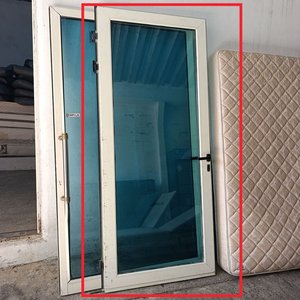 Hoja de Puerta Doble Vidrio DVH Aluminio 1m x 2.25m - imagen 1