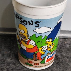 Vaso Coleccionable "Los Simpson" Pepsi Años 90 - imagen 2