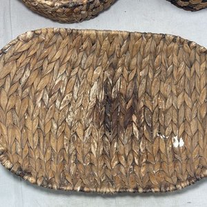 Juego de Cestas y Canastos de Mimbre y Fibra Natural - imagen 6