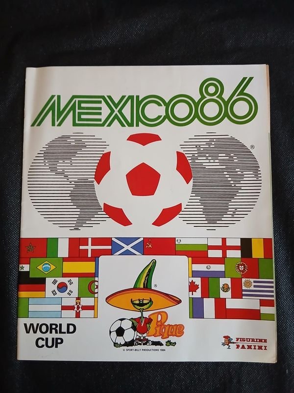 Álbum Panini "México 86" Mundial de Fútbol - Completo y en Excelente Estado