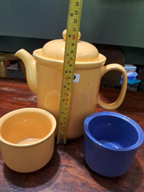 Servicio de té cerámico con teapot y tazas - imagen 2