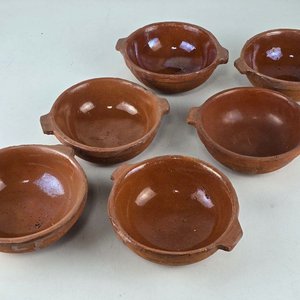 Juego de 7 Cazuelas de Barro Artesanal - imagen 4