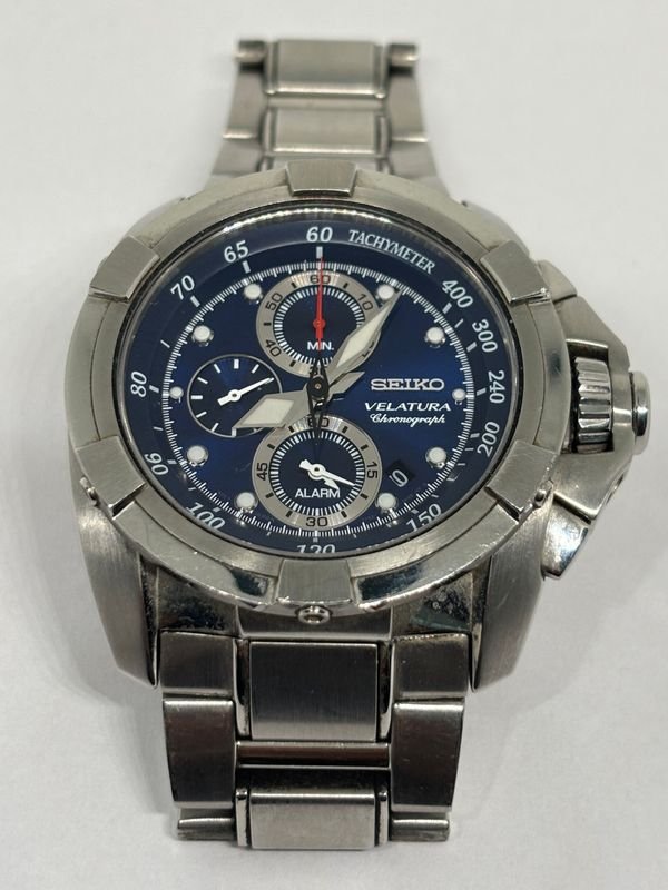 Reloj SEIKO VELATURA ACERO - Cronógrafo con Tachimetría y Fecha - imagen 3