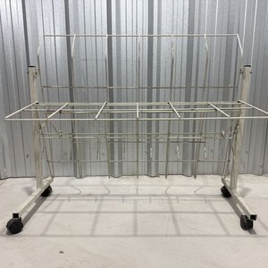 Tendedero Plegable con Ruedas Blanco - imagen 2