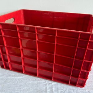 Cajón Plástico Rojo Lechero Industrial 48x33cm - imagen 2