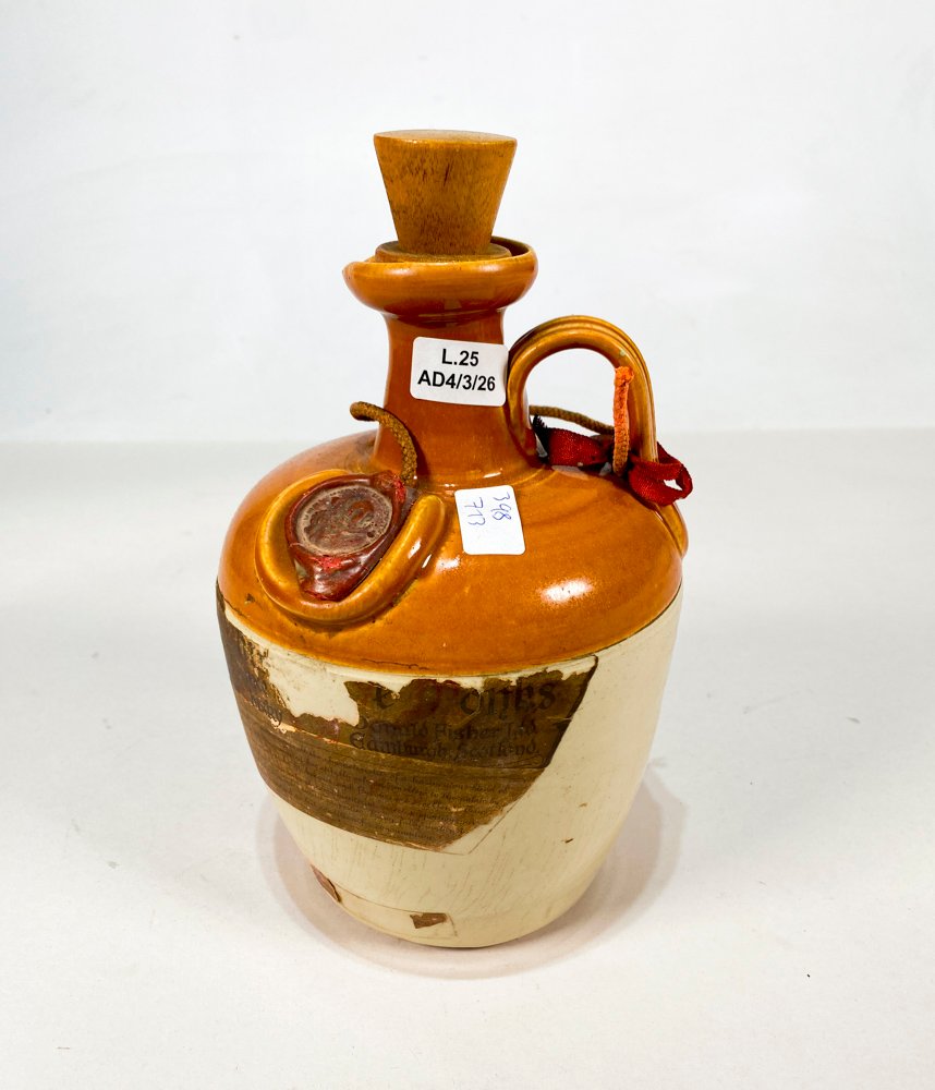 Botellón de gres marrón - Vaso artesanal - imagen 2