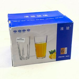 Lote anterior: Set de 6 Vasos Altos Hialinos con Base Facetada