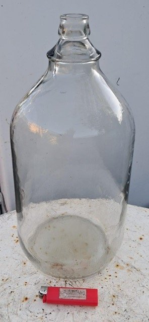 Botellón de Vidrio Transparente de 5 Litros