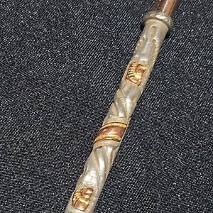 Bombilla de Plata y Oro para Mate con Detalles Labrados - imagen 6
