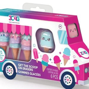 Set de Gomas de Borrar Camión de Helados "Make It Real" - imagen 1