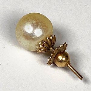 Par de Caravanas de Oro con Perlas de Cultivo - imagen 4