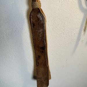 Rebenque Trenzado en Cuero con Aro Metálico - imagen 4