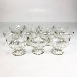 Once Copas Hialinas para Postre con Biselados - imagen 2