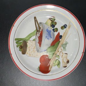 Lote de 5 Platos Decorativos Orientales y Brasileros - imagen 10