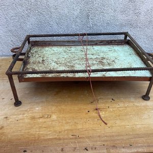 Bandeja de Camping con Soporte de Hierro - imagen 1