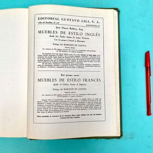 Muebles de Estilo Español: Gótico a Siglo XIX - Libro de José Claret Rubira (1965) - imagen 4