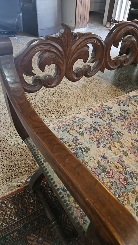 Muy lindo juego en roble antiguo - Muebles antiguos de alta calidad - imagen 7